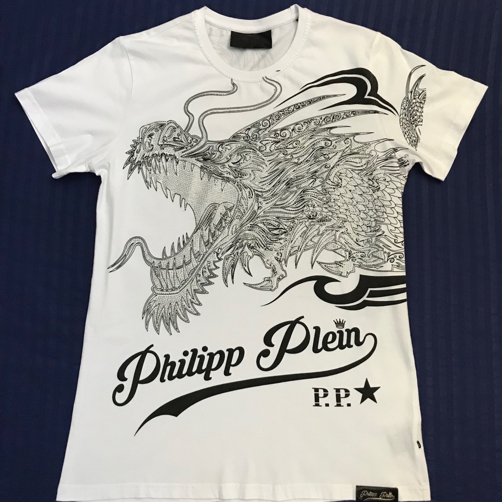 Philipp Plein Dragon Print T-shirt